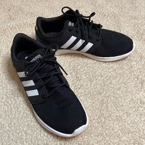 Black White Adidas Sneakers 7.5